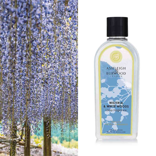 Ashleigh & Burwood Wisteria & White Woods Fragrance Lamp oil 500ml