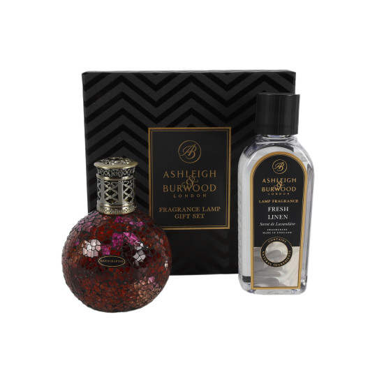 Ashleigh & Burwood Fragrance Lamp Giftbox - Rose Bud & Fresh Linen